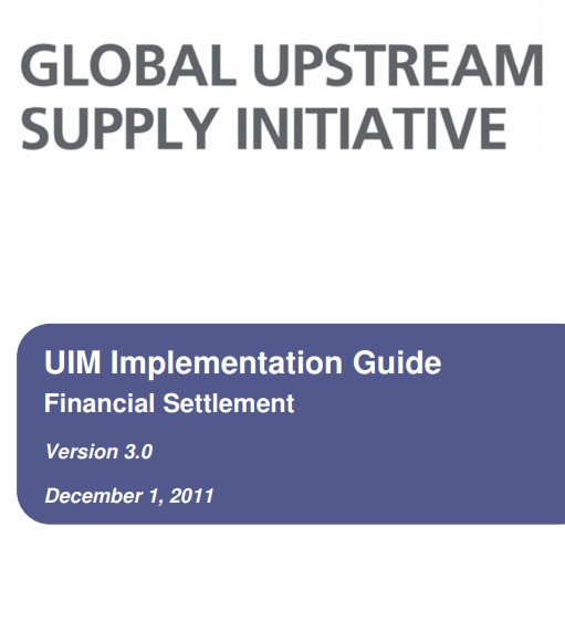 GUSI UIM Implementation Guide: Financial Settlement