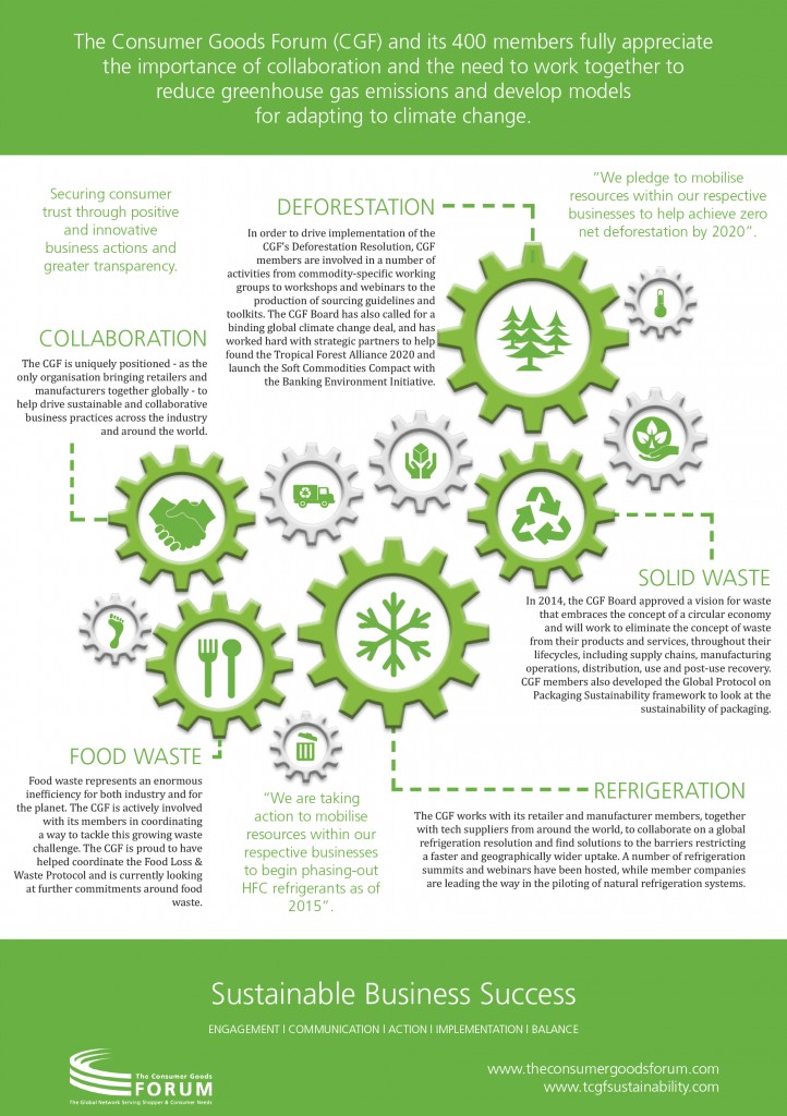 Sustainable Business Success – Environmental Infographic