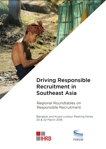 Driving Responsible Recruitment in Southeast Asia