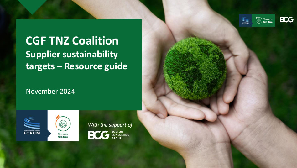 Supplier Sustainability Targets Resource Guide