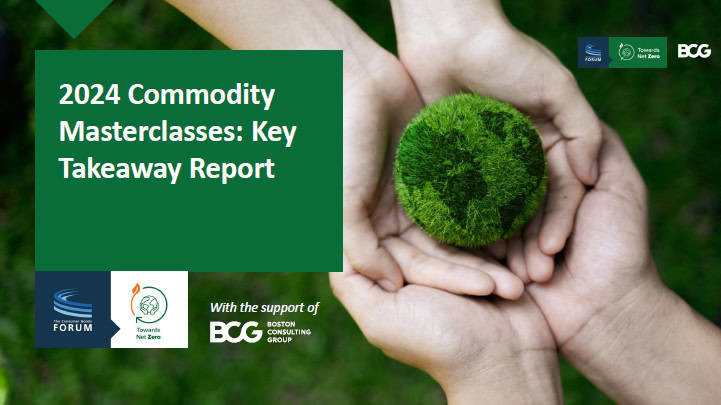 Towards Net Zero 2024 Commodity Masterclasses: Key Takeaways Report