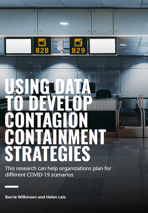 Using Data To Develop Contagion Containment Strategies